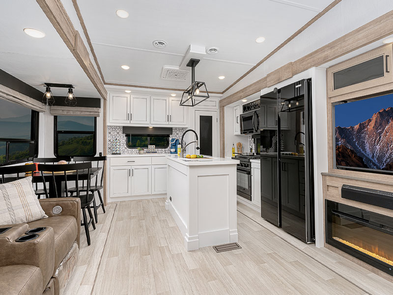 New Keystone RV Arcadia comfortable living space